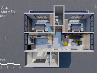 Edificio Mar y Sol - Tampico (Méx), Punto Uno Arquitectos Punto Uno Arquitectos