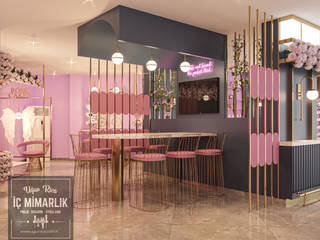 Rose Cakes & Coffee Shop - Proje Tasarım, WorkSpace DESIGN WorkSpace DESIGN Interior garden Metal