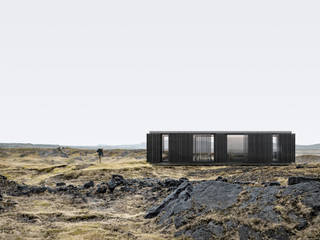 Casa modular, tiny house, casa madera y ecológica - Diseño y Render - Visualización 3D, Render4tomorrow Render4tomorrow Minimalist house