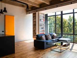 Industrial Loft, mg2 architetture mg2 architetture Living room