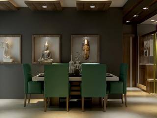 Tollygunge, Itzin World Designs Itzin World Designs Modern dining room