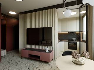 Однушка Москва , osavchenko osavchenko Modern living room