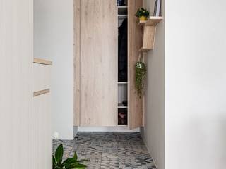 久違彭派, 八寶空間美學| BABODESIGN 八寶空間美學| BABODESIGN Scandinavian style corridor, hallway& stairs