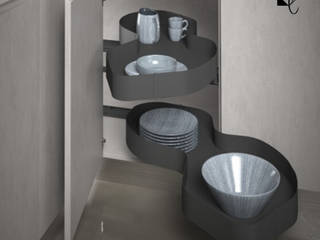 Orione Collection | Kitchen Storage Units, Equipoise Living (eqpliving.com) Equipoise Living (eqpliving.com) 現代廚房設計點子、靈感&圖片 鋁箔/鋅