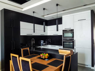 black&white, formanufaktura formanufaktura Dapur built in