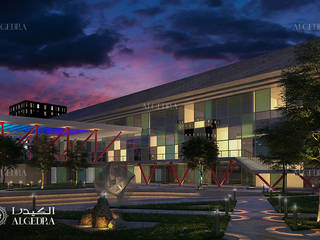 School architecture design in Dubai, Algedra Interior Design Algedra Interior Design Powierzchnie handlowe