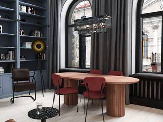 ЛОФТ В СТАРОМ ФОНДЕ, LEHOVA DESIGN LEHOVA DESIGN Koloniale Wohnzimmer