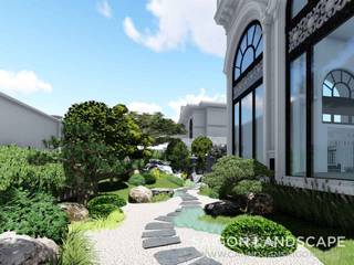 Thiết Kế Sân Vườn Biệt Thự Phong Cách Nhật Bản – Quận 7, SGL LANDSCAPE ARCHITECTURE CO.,LTD SGL LANDSCAPE ARCHITECTURE CO.,LTD Estancias