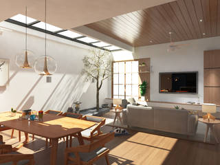 Zen Serenity, W33 Design Studio W33 Design Studio 아시아스타일 다이닝 룸