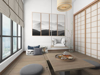 Zen Serenity, W33 Design Studio W33 Design Studio Aziatische studeerkamer