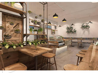 Thiết kế quán cafe ORLA'S COFFEE, Công ty trang trí nội thất RIM Decor Công ty trang trí nội thất RIM Decor