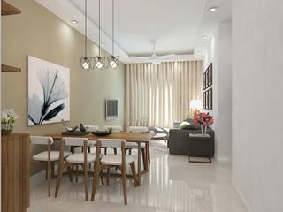 Trang trí nội thất căn hộ Vista Verde Apartment, Công ty trang trí nội thất RIM Decor Công ty trang trí nội thất RIM Decor Modern living room