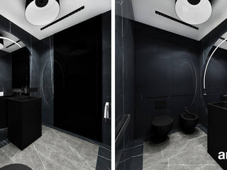 REACH FOR THE STARS | IV | Projekty łazienek, ARTDESIGN architektura wnętrz ARTDESIGN architektura wnętrz ห้องน้ำ
