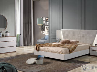 Quarto de casal Kenzo, Bherna Moveis Bherna Moveis Bedroom MDF