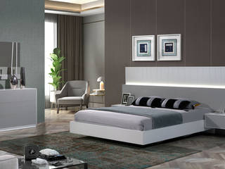 Quarto de casal Maya, Bherna Moveis Bherna Moveis Modern style bedroom MDF