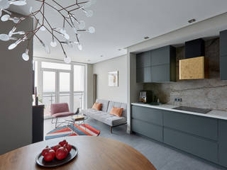 Квартира в Минске на улице К.Туровского, Designer Halina Bardashevich Designer Halina Bardashevich Modern living room