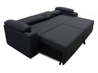 Sofa cama matrimonial moderno, personalizado a cada cliente en tela y color, Mobydec muebles Mobydec muebles Living room Flax/Linen Pink