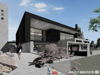 VIVIENDA L20 - VM. CORDOBA ARGENTINA, 4VD 511 ARQUITECTOS 4VD 511 ARQUITECTOS Casas unifamiliares Hierro/Acero