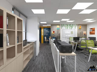 Thiết kế nội thất văn phòng Turkish Airlines, Công ty trang trí nội thất RIM Decor Công ty trang trí nội thất RIM Decor Modern study/office
