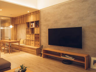 北港通豪, 小福砌空間設計 小福砌空間設計 Living room Wood Wood effect