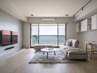 上．澄《惠宇上澄》, 極簡室內設計 Simple Design Studio 極簡室內設計 Simple Design Studio Modern living room