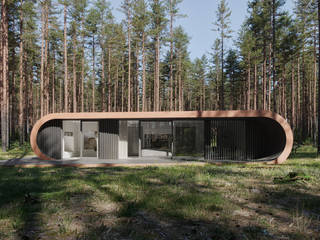 Serpentyna / Serpentine house, Artur Adamczyk - Wizualizacje architektoniczne Artur Adamczyk - Wizualizacje architektoniczne