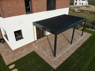 PERGOLA AUS ALUMINIUM, eLabona eLabona Balcony, Porch & Terrace design ideas Aluminium/Zinc
