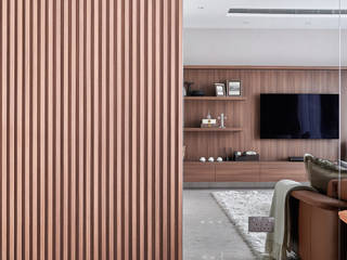 Landed - Cayman Residence, Mr Shopper Studio Pte Ltd Mr Shopper Studio Pte Ltd Modern living room Wood Wood effect