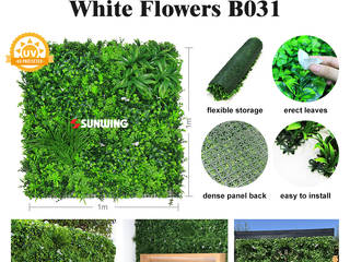 Artificial Vertical Garden for Landscaping, SUNWING GREEN SUNWING GREEN Nowoczesny ogród Plastik