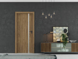 Porta de Interior FOCUS, InPortas InPortas Moderner Flur, Diele & Treppenhaus Holzwerkstoff Transparent