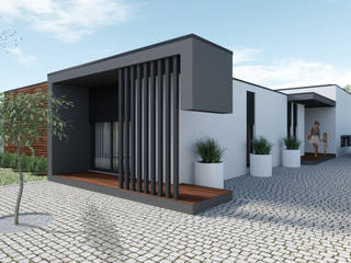 House D, Cláudia Pinto Silva . arquitecta Cláudia Pinto Silva . arquitecta 一戸建て住宅