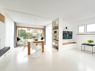 Einfamilienhaus Holzkirchen, Heerwagen Design Consulting Heerwagen Design Consulting Modern dining room