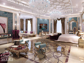 Classic style bedroom design in Dubai, Algedra Interior Design Algedra Interior Design Dormitorios clásicos