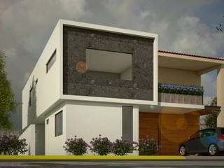 Residencia Cenote, Lynder Constructora e Inmobiliaria Lynder Constructora e Inmobiliaria Nowoczesne domy