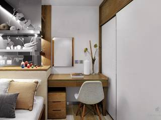 Taikoo Shing, Hong Kong, Darren Design & Associates 戴倫設計 Darren Design & Associates 戴倫設計 Modern style bedroom