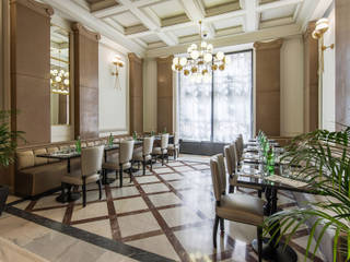 Lámparas para el Hotel Vincci The Mint, LUXCAMBRA SL LUXCAMBRA SL Ingresso, Corridoio & Scale in stile moderno