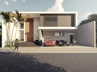 Residencia la mina / La biosfera Tepic Narit, 3+A arquitectos 3+A arquitectos منازل