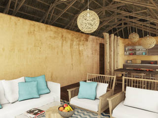 Diseño de Interiores, RAVisuals RAVisuals Tropical style living room