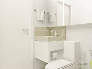 Apartamento Contagem, Natália Parreira Design de Interiores Natália Parreira Design de Interiores Banheiros modernos
