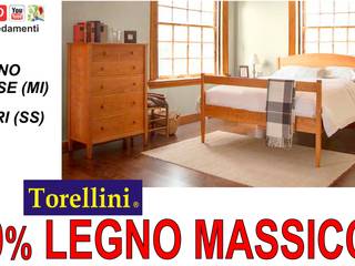 Mobili in Legno Massello a OLBIA e ARZACHENA, Torellini Arredamenti Torellini Arredamenti 寝室ワードローブ＆クローゼット