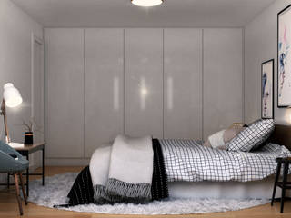 3D Render | Interiores, DUO Interactive DUO Interactive Chambre moderne