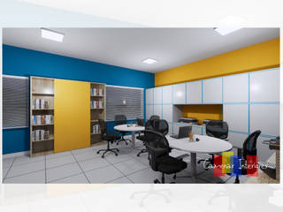 Projeto Call Center, Camenar Interiores Camenar Interiores Oficinas y bibliotecas de estilo ecléctico