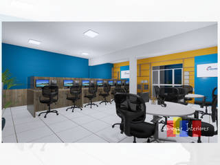 Projeto Call Center, Camenar Interiores Camenar Interiores Study/office