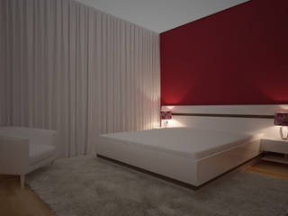 Quarto, LMC interiores LMC interiores Modern style bedroom