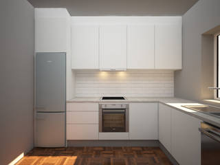 Minimalista, LMC interiores LMC interiores Modern kitchen