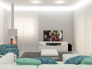 Minimalista, LMC interiores LMC interiores Modern living room