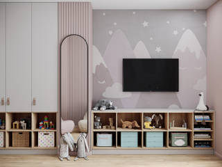 Нежная детская, DesignNika DesignNika Habitaciones para niños de estilo clásico