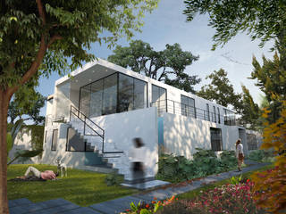 Toussaint 5 , Arquitectos M253 Arquitectos M253 二世帯住宅