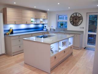 Open Plan Kitchen, Southampton, Solent Kitchen Design Ltd Solent Kitchen Design Ltd مطبخ