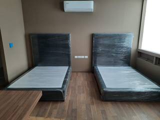 Conjunto Suite, ACY Diseños & Muebles ACY Diseños & Muebles Phòng ngủ phong cách hiện đại Da Grey